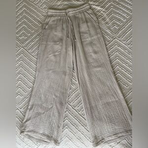 Style & Co. Tan Wide Leg Pants - Petite Small